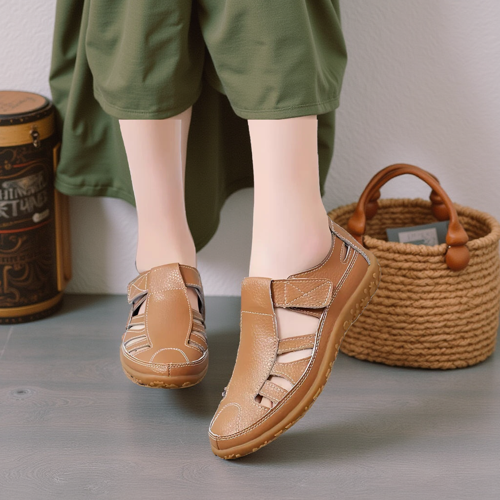 Vita™ | Sandales en Cuir Véritable – Élégance Intemporelle et Confort Optimal