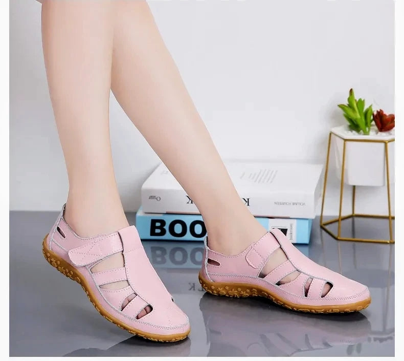 Vita™ | Sandales en Cuir Véritable – Élégance Intemporelle et Confort Optimal