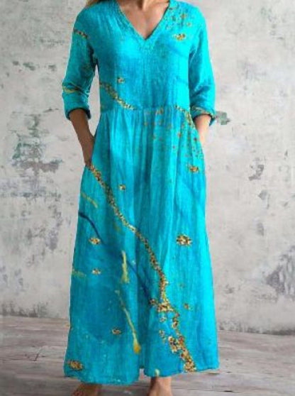 Camille™ | Robe Femme Élégante & Confort Naturel pour l'Été