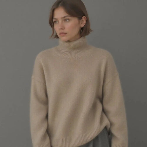 Éloïse | Pull Oversize en Cachemire pour un Luxe Décontracté lunnav